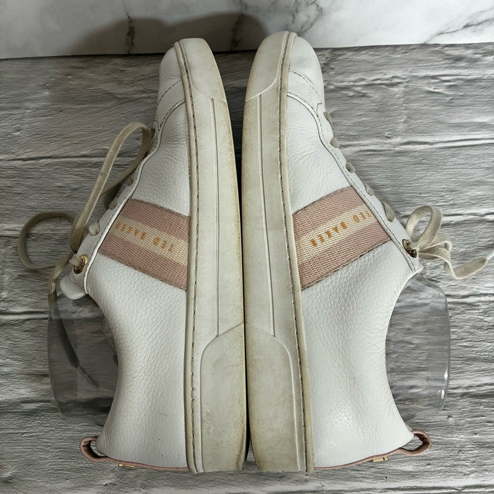 Ted Baker Bailey Leather Sneakers Size 10 - Picture 4 of 16
